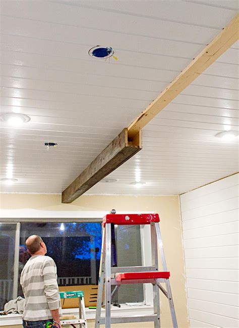 How To Make Ceiling Beams Look Like Wood | Shelly Lighting