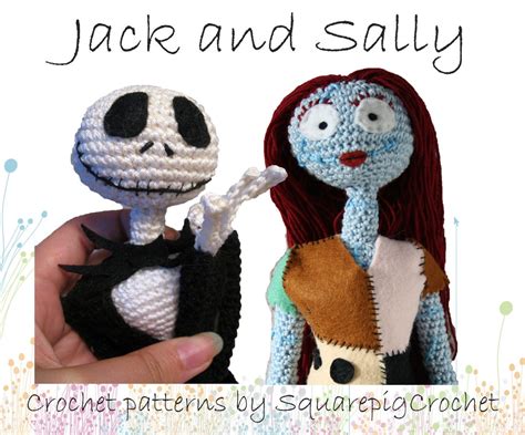 Jack And Sally Crochet Patterns About 16 Etsy