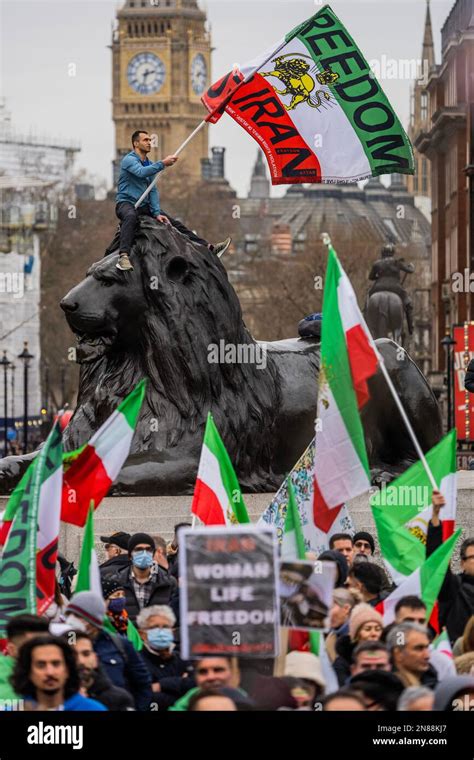 London Uk 11th Feb 2023 A Protest Under The Slogan “women Life