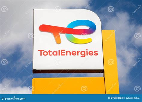 Total Energies Brand Text Logo Sign Price Panel Totalenergies Gas