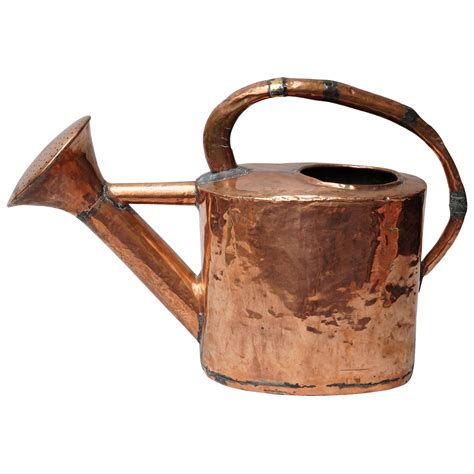 Large Scale 19th Century French Copper Watering Can At 1stdibs French