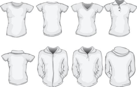 Clothes template design vector 04 free download