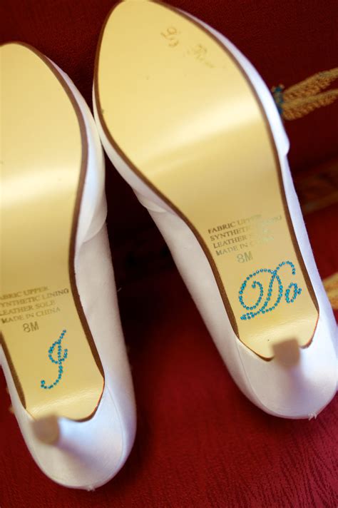 I Do Stickers For The Back Of The Brides Shoes My Something Blue