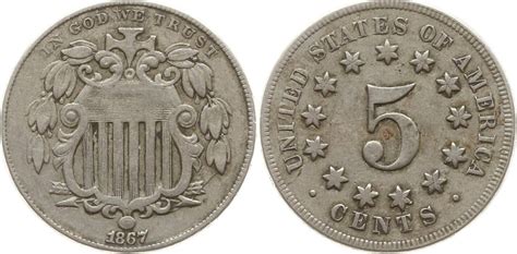 Usa Cents Shield Nickel Gutes Sehr Sch N Ma Shops