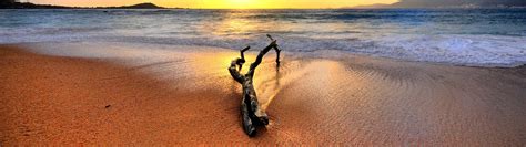 Wallpaper Sunlight Landscape Sunset Sea Nature Shore Sand