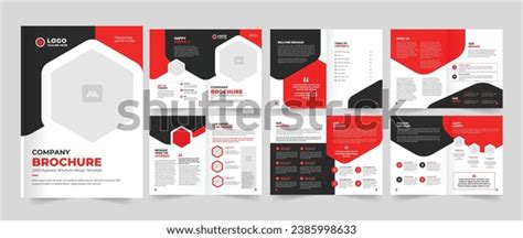 Company Brochure Template Layout Design Multi Stock Vector (Royalty ...