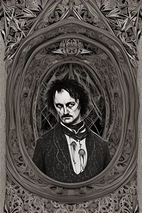 Gothic Boho Farmhouse Edgar Allan Poe Graphic · Creative Fabrica