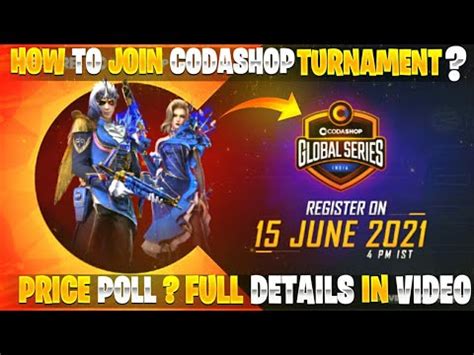 How To Join Esports How To Play Tournament Codashop Global Series