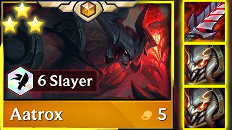 6 Slayer Aatrox 1v9 ⭐⭐⭐ Tft Set 9 Youtube