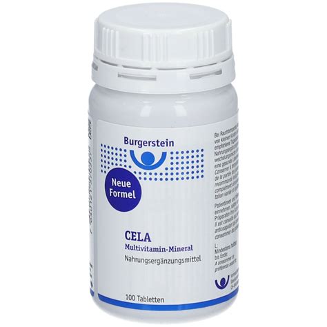 Burgerstein CELA Multivitamin Mineral 100 Pc S Shop Apotheke Ch