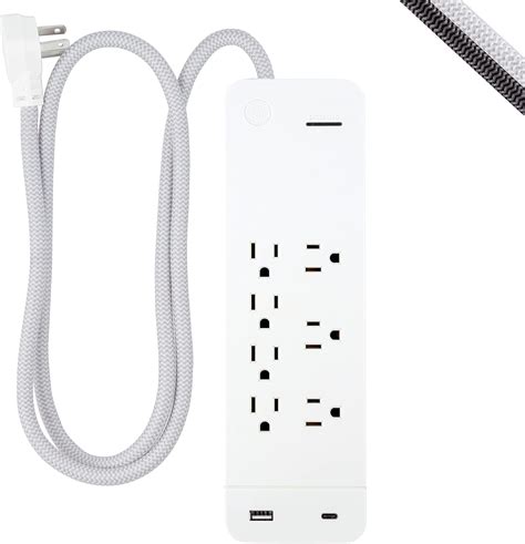 Amazon Ge Ultrapro Outlet Surge Protector Usb C Charging Ft