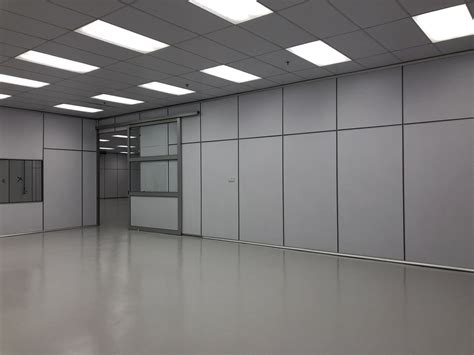 PVC Laminated Partition Wall Southern Glass Aluminium Construction