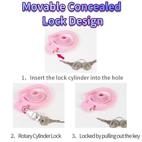 New Male Chastity Device Sex Toys Breathable Cock Cage Mini Lock With Penis Rings Bondage