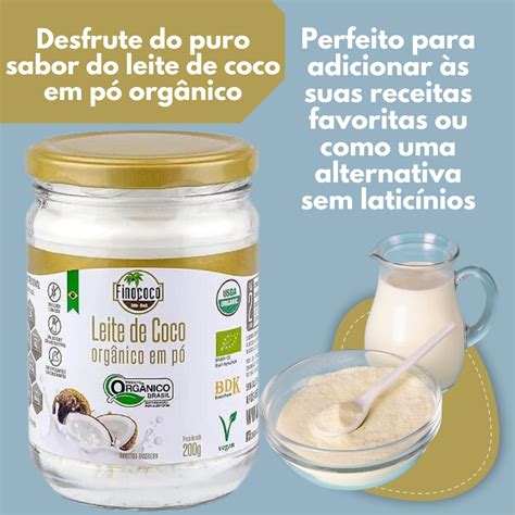 Leite De Coco Em P Puro G Finococo