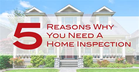 5 Reasons Why You Need A Home Inspection Rescom Inspections Llc