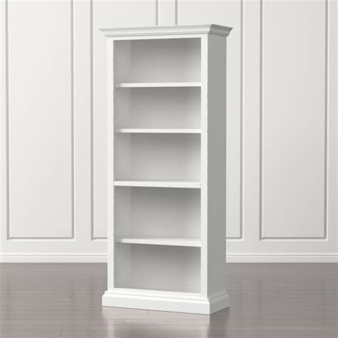 Cameo White Open Bookcase + Reviews | Crate & Barrel