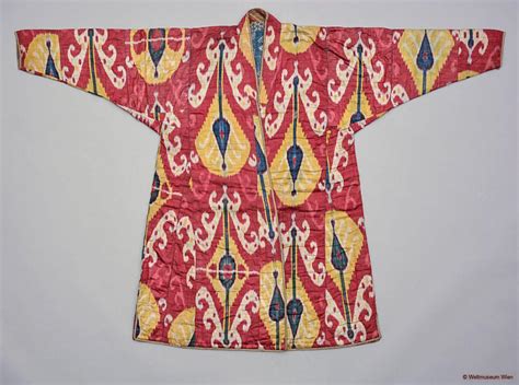 Mans Festive Ikat Robe Discover Islamic Art Virtual Museum