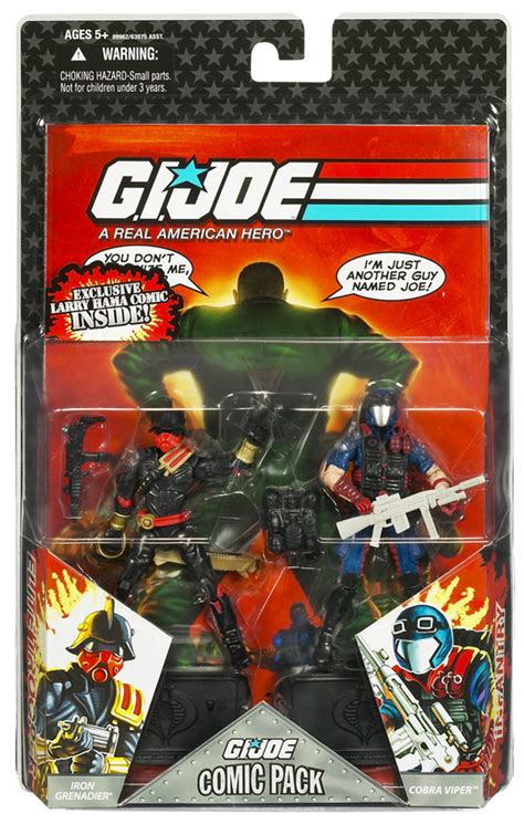 Gi Joe Comic Book Action Figure Two Packs Images Raving Toy Maniac