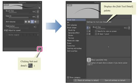 Clip Studio Paint Tool Setting Guide Tools And Sub Tool Categories