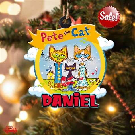 Custom Pete the Cat Ornament 2023 Pete the Cat Christmas - Etsy