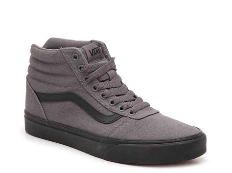 Vans Ward Hi High-top Sneaker in Gray for Men | Lyst