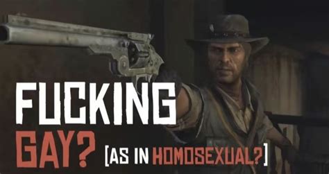 John Marston Red Dead Redemption Homosexual Johnny Gay Arthur