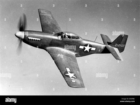 North American P 51b 1 Na P 51d Mustang Prototype Fall 1944 Stock