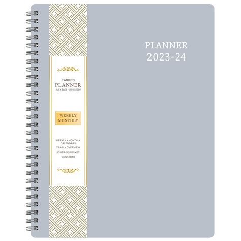 Buy Academic Planner 2023 2024 July 2023 June 2024 8 X 10