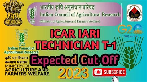 ICAR IARI TECHNICIAN T 1 EXPECTED CUT 2023 Icar Icarcutoff Icariari