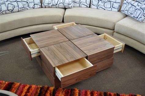 Terra Modern Coffee Table With Drawers - Coffee & End Tables Star ...