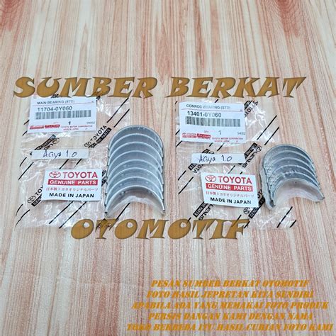 Jual Metal Duduk Jalan Main Conrod Bearing Std Agya Alya Cc