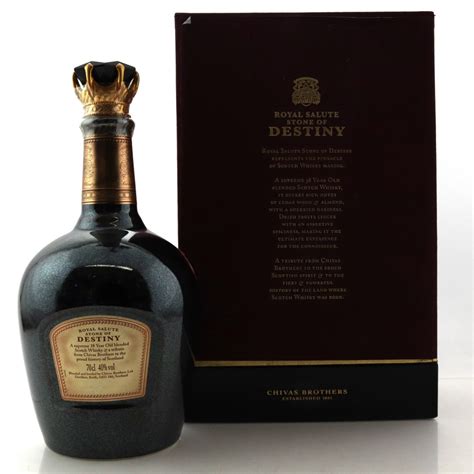 Chivas Royal Salute 38 Year Old Stone Of Destiny Whisky Auctioneer