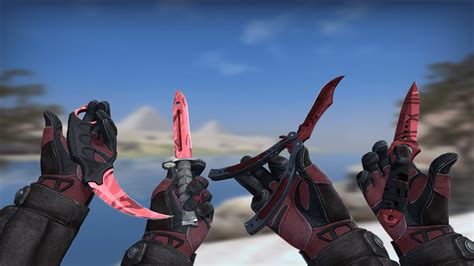 CS GO Scarlet Shamagh Knife Combos The Perfect Red Budget Gloves