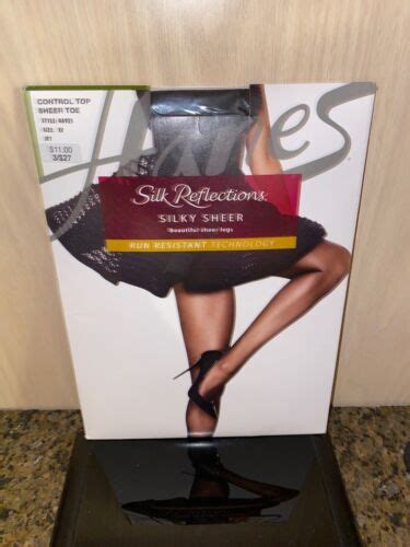 Silk Reflections Silky Sheer Jet Size Ef Control Top Style 0a925 Run