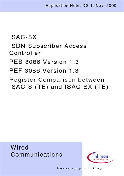 Application Notes Datasheet Pdf Kb Infineon Pobierz Z Elenota Pl