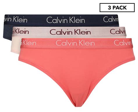 Calvin Klein Women S Motive Cotton Bikini Briefs 3 Pack Heather Nymph