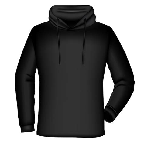 Premium Vector Black Sweatshirt