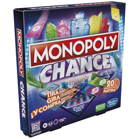 Hasbro Original Monopoly Chance Jeu De Soci T Version Espagnole