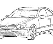 Coloriage Mercedes Classe A Dessin Gratuit Imprimer