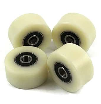 Smart Machines 4 X Nylon Polyamide Wheels Diameter 40mm Width 20mm 8mm