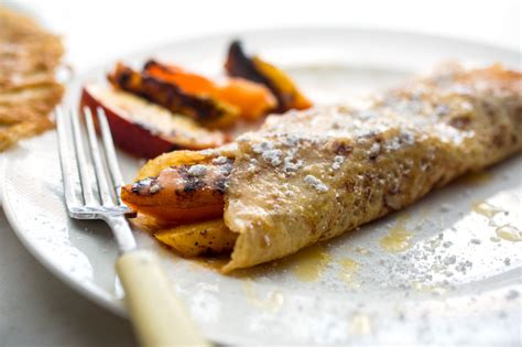 Crêpes With Grilled Peaches And Apricots Recipe Nyt Cooking