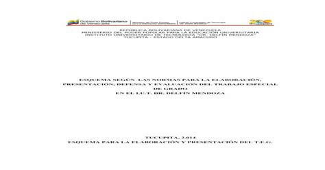 Pdf Esquema SegÚn Las Normas Para La ElaboraciÓn Pdfslide Net