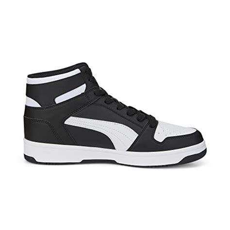 Puma Unisex Adult Unisex Adult Rebound Layup Sneaker Black White Men