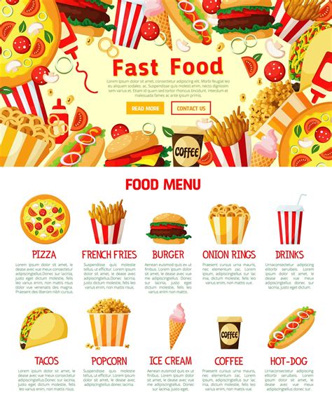 Premium Vector Vector Fast Food Burgers And Sandwiches Poster