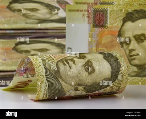 Ukrainian Money A Hundred Hryvnia Bill Stock Photo Alamy