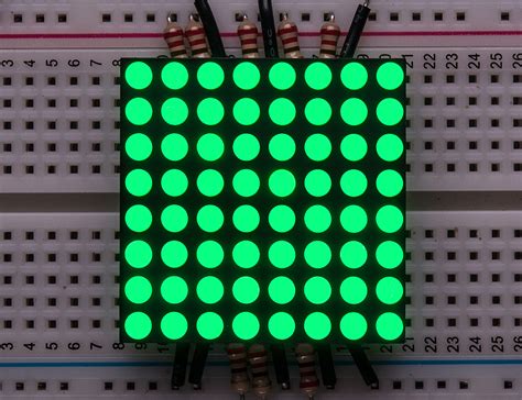 New Products Adafruit Small And Mini 8×8 Pure Green Led Matrixes W I2c