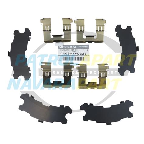 Genuine Nissan Patrol Gu Y Tb Rear Brake Caliper Shim Kit