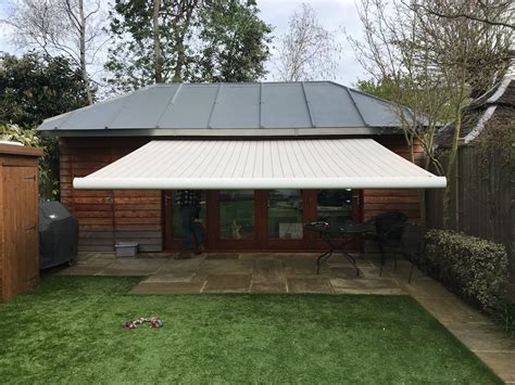 Shedworking: Garden office awning