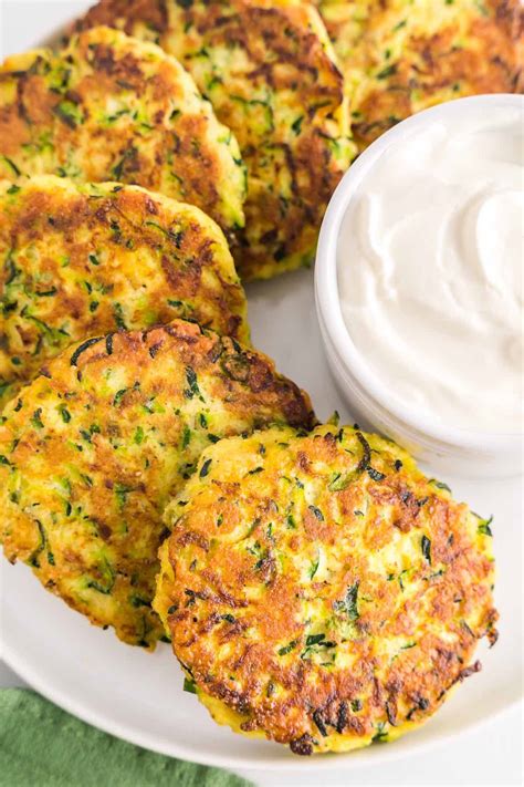 Crispy Zucchini Fritters The Big Mans World