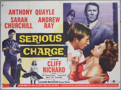 Serious Charge Original Movie Poster UK Quad 40 X30 Simon Dwyer A